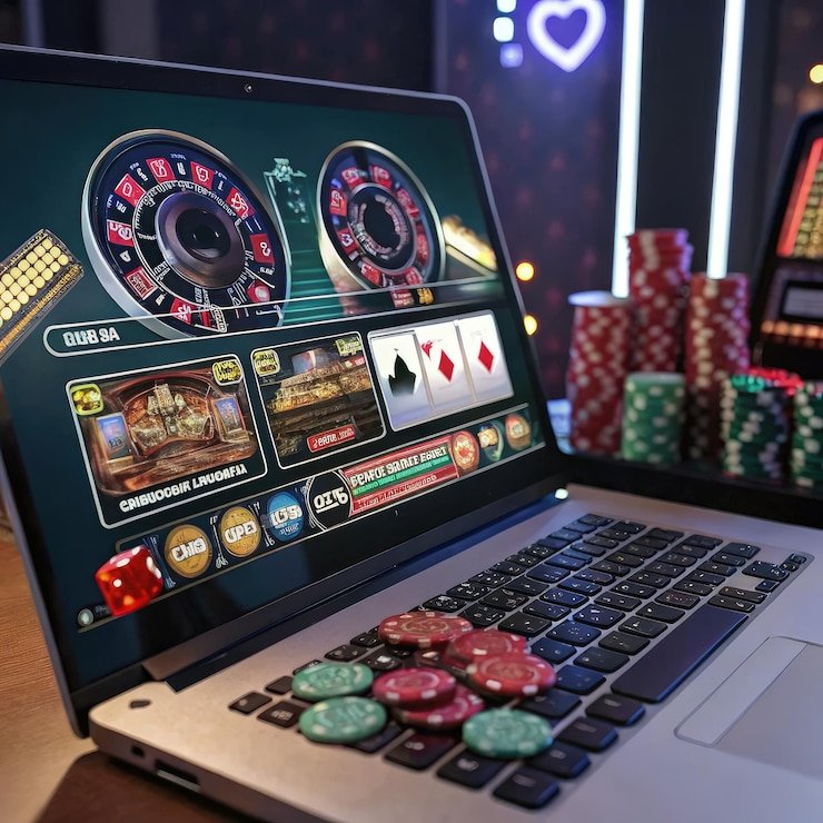 Mobile app dashboard showing live game feeds and account balance